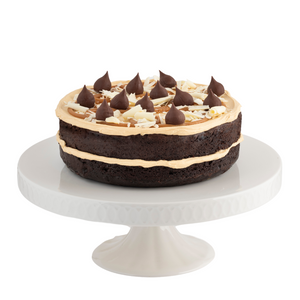 Double Caramel Chocolate Layered Round Cake 8″