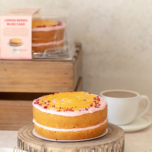 Lemon Berry Bliss Layered Round Cake 6″