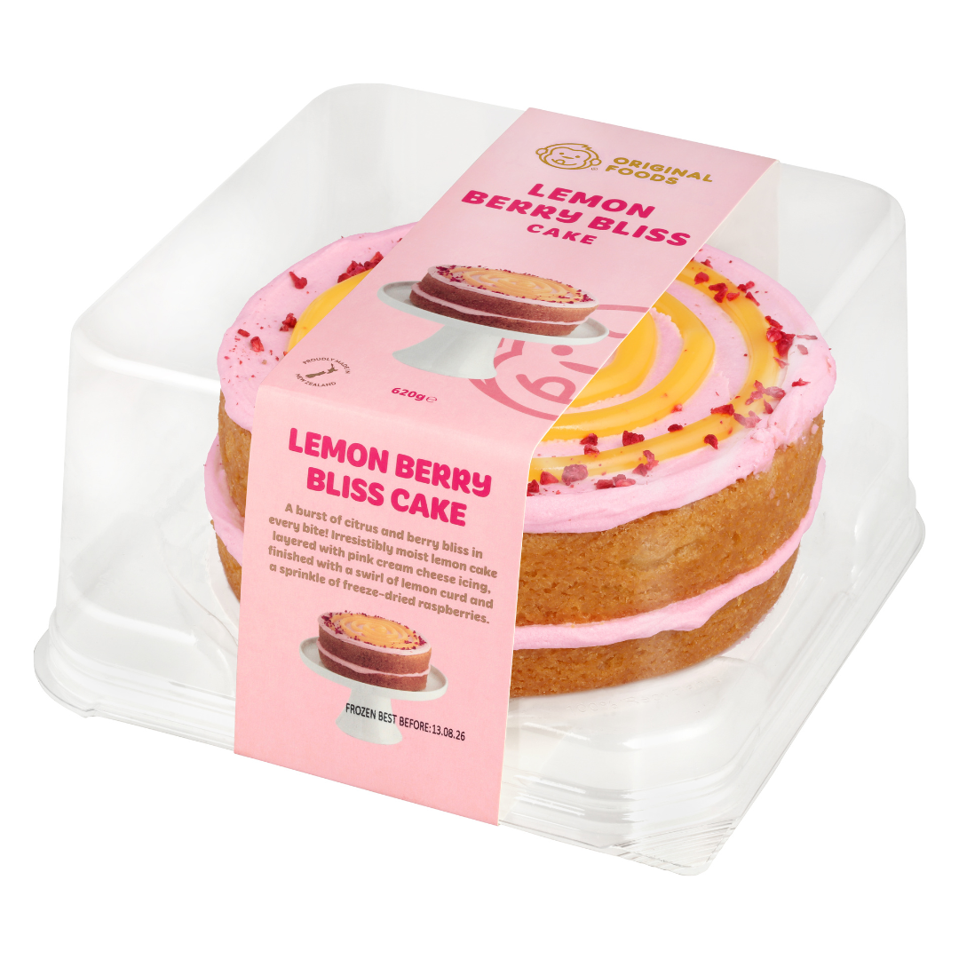 Lemon Berry Bliss Layered Round Cake 6″