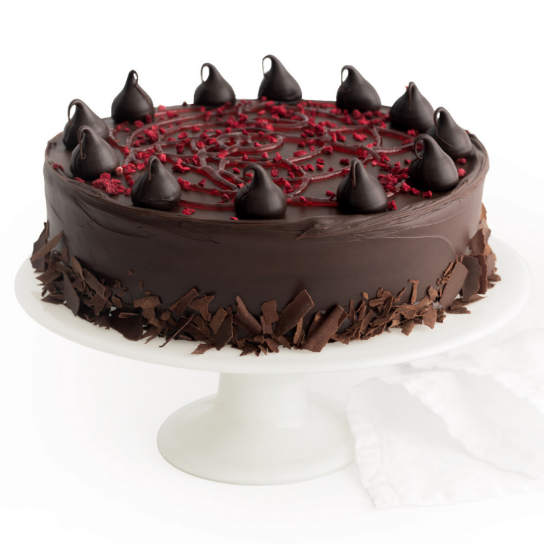 Chocolate & Raspberry Drizzle Cake